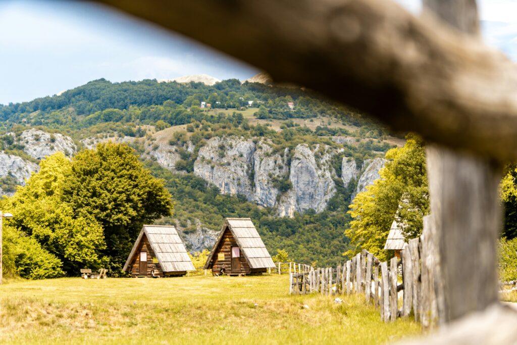 A house in the mountains of montenegro